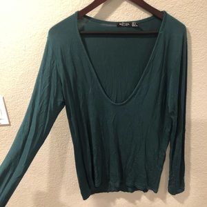 Nasty gal long sleeve with u neck